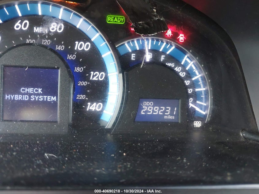 2013 TOYOTA CAMRY HYBRID VIN: 4T1BD1FKXDU084866