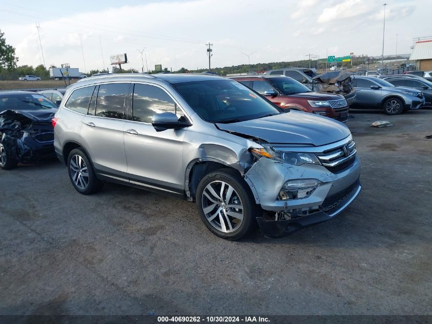 2018 Honda Pilot Touring VIN: 5FNYF5H91JB025798 Lot: 40690262