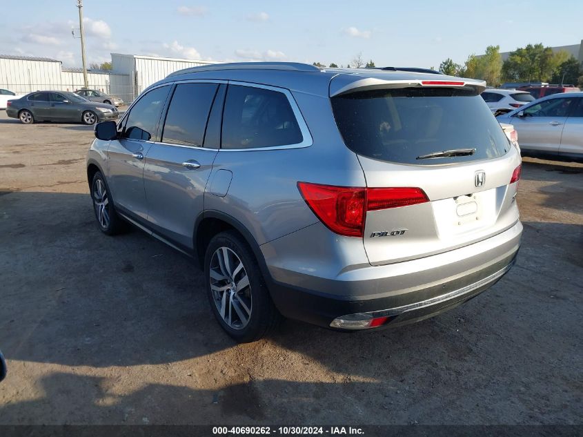 2018 Honda Pilot Touring VIN: 5FNYF5H91JB025798 Lot: 40690262