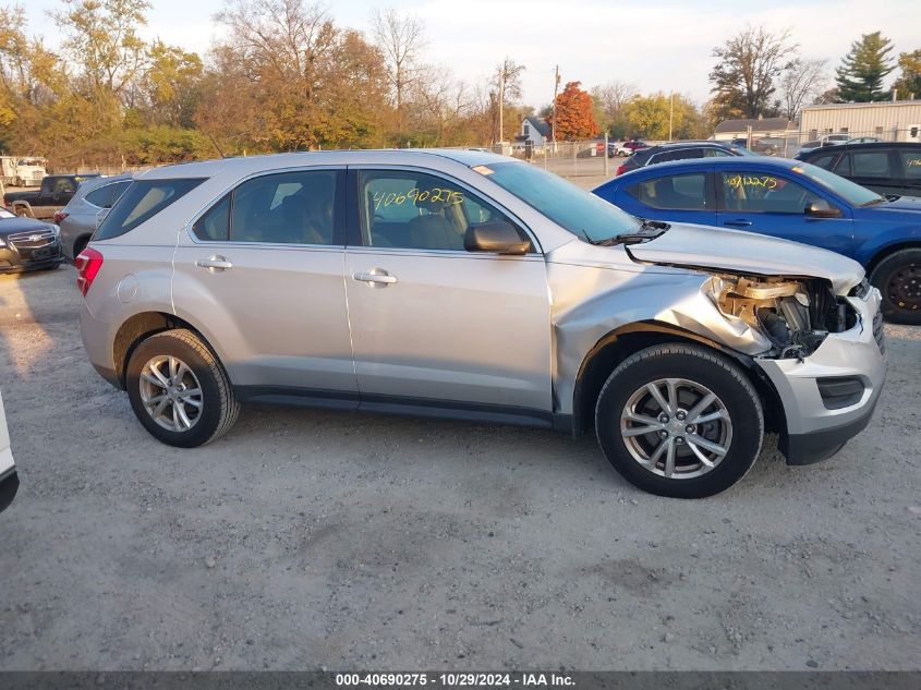 2017 Chevrolet Equinox Ls VIN: 2GNFLEEKXH6234617 Lot: 40690275