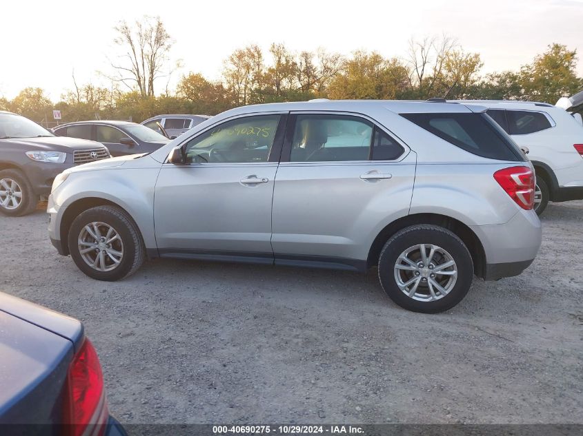 2017 Chevrolet Equinox Ls VIN: 2GNFLEEKXH6234617 Lot: 40690275