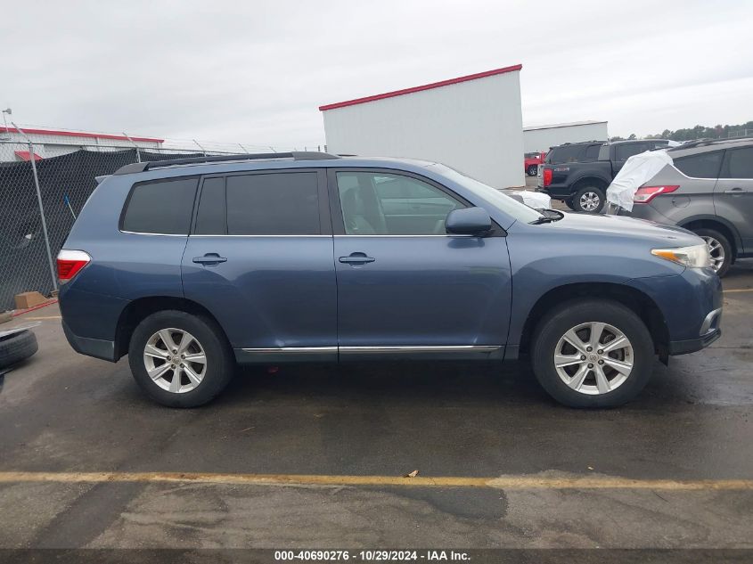 2012 Toyota Highlander Se V6 VIN: 5TDZK3EH2CS051387 Lot: 40690276