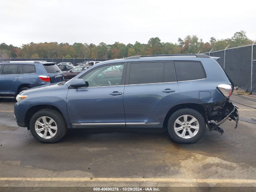 2012 Toyota Highlander Se V6 VIN: 5TDZK3EH2CS051387 Lot: 40690276