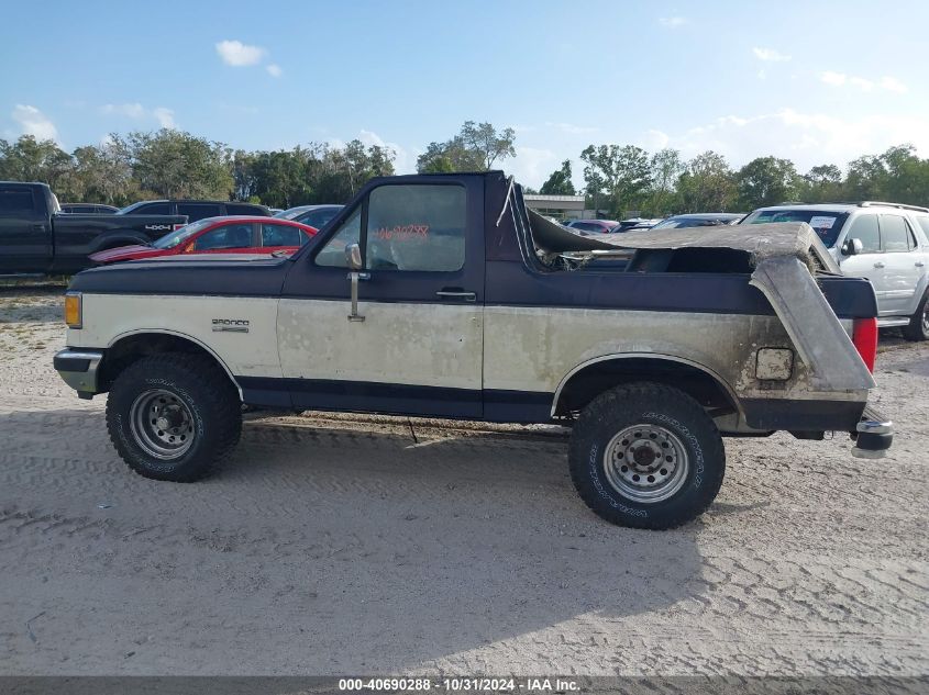 1989 Ford Bronco U100 VIN: 1FMEU15H3KLA22716 Lot: 40690288