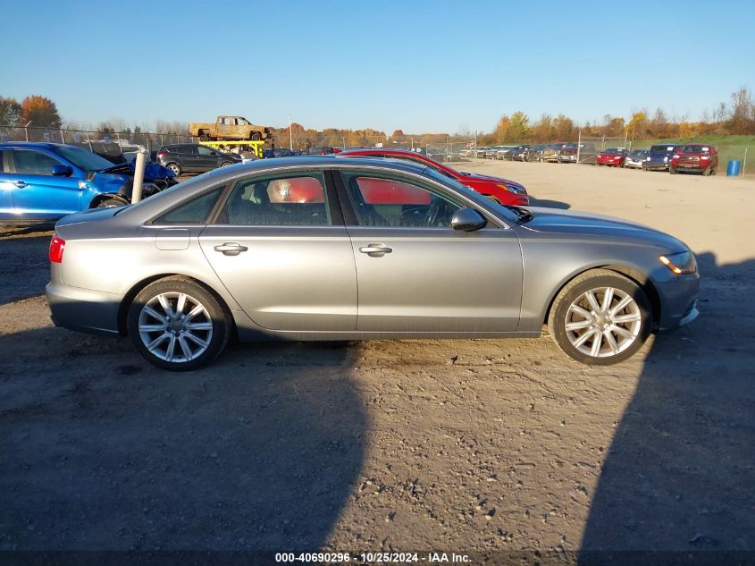 2014 Audi A6 Premium Plus VIN: WAUGFAFC3EN029309 Lot: 40690296