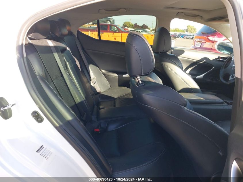 2013 LEXUS IS 250 VIN: JTHBF5C21D5185300