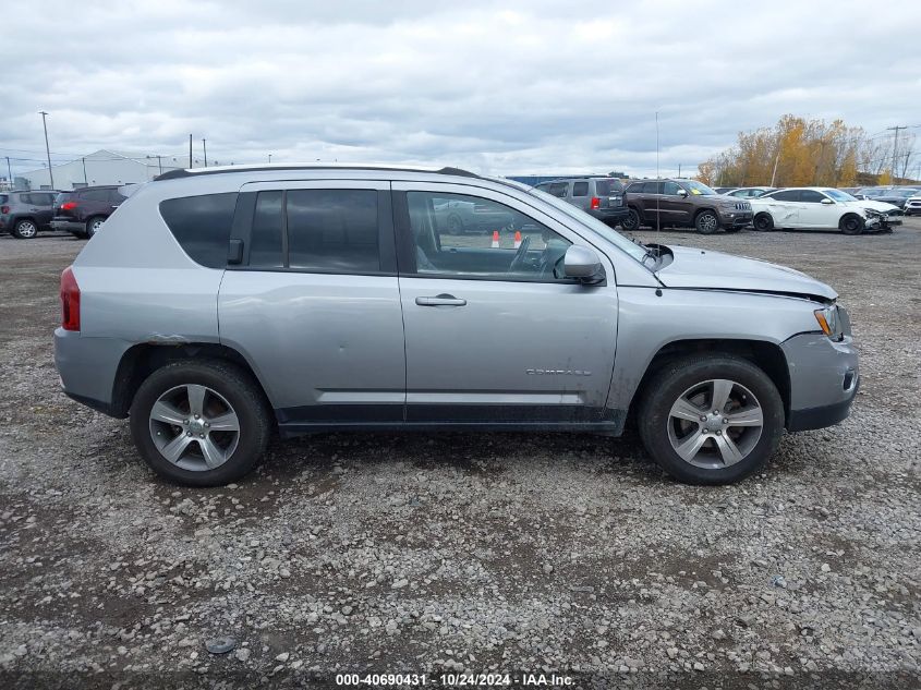 2017 Jeep Compass High Altitude 4X4 VIN: 1C4NJDEB2HD108791 Lot: 40690431