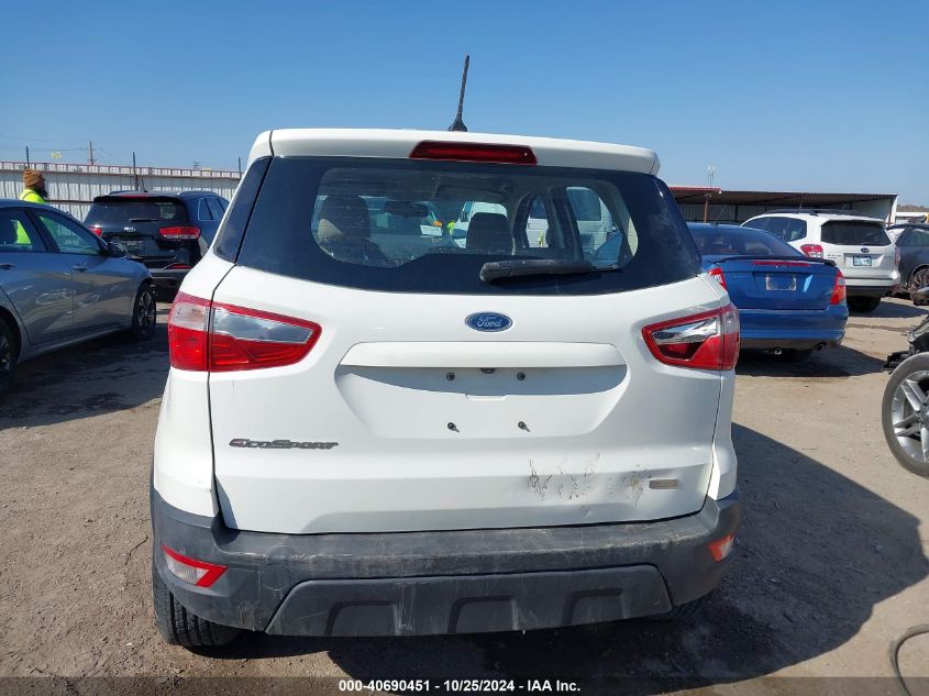 2018 Ford Ecosport S VIN: MAJ3P1RE4JC210460 Lot: 40690451