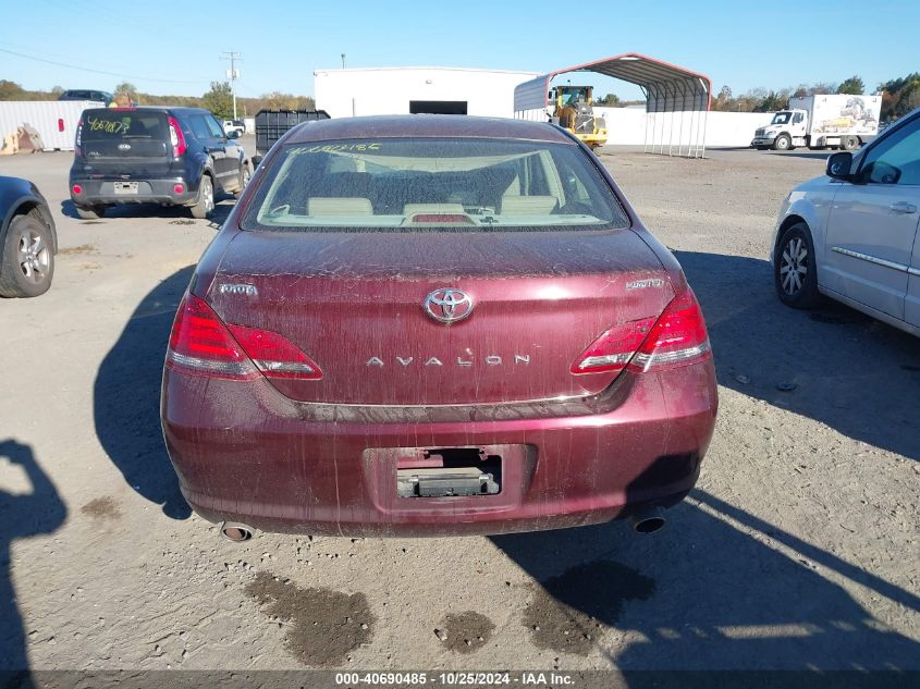 2008 Toyota Avalon Limited VIN: 4T1BK36B48U313498 Lot: 40690485