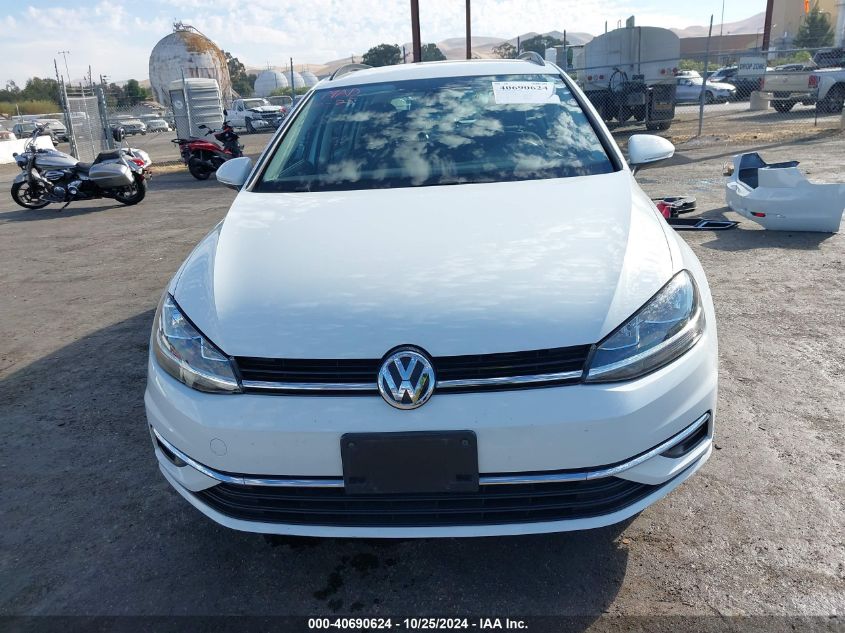 2018 Volkswagen Golf Sportwagen Tsi S/Tsi Se VIN: 3VWD17AUXJM766614 Lot: 40690624