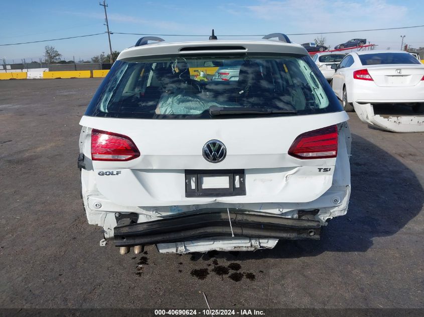 2018 Volkswagen Golf Sportwagen Tsi S/Tsi Se VIN: 3VWD17AUXJM766614 Lot: 40690624