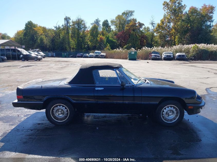 1985 Alfa Romeo Veloce 2000 Spider VIN: ZARBA541XF1023123 Lot: 40690631