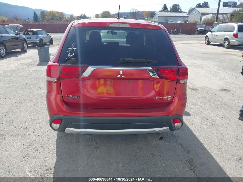 2016 Mitsubishi Outlander Se VIN: JA4AZ3A35GZ002492 Lot: 40690641