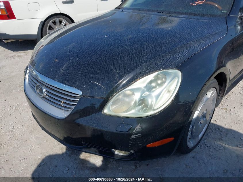 2003 Lexus Sc 430 VIN: JTHFN48Y030044757 Lot: 40690668