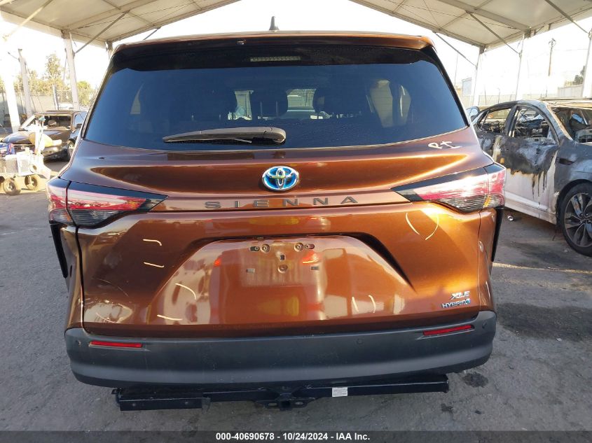 2021 Toyota Sienna Xle VIN: 5TDYRKEC8MS032009 Lot: 40690678