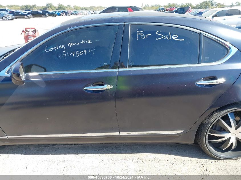 2007 Lexus Ls 460 VIN: JTHBL46F775018574 Lot: 40690736