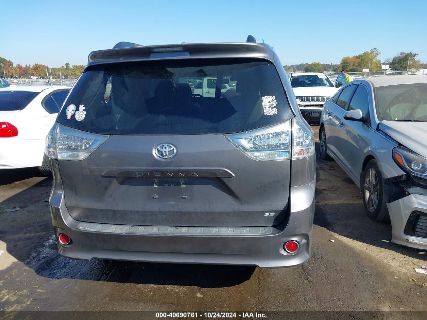 2015 Toyota Sienna Se 8 Passenger VIN: 5TDXK3DC4FS648980 Lot: 40690761