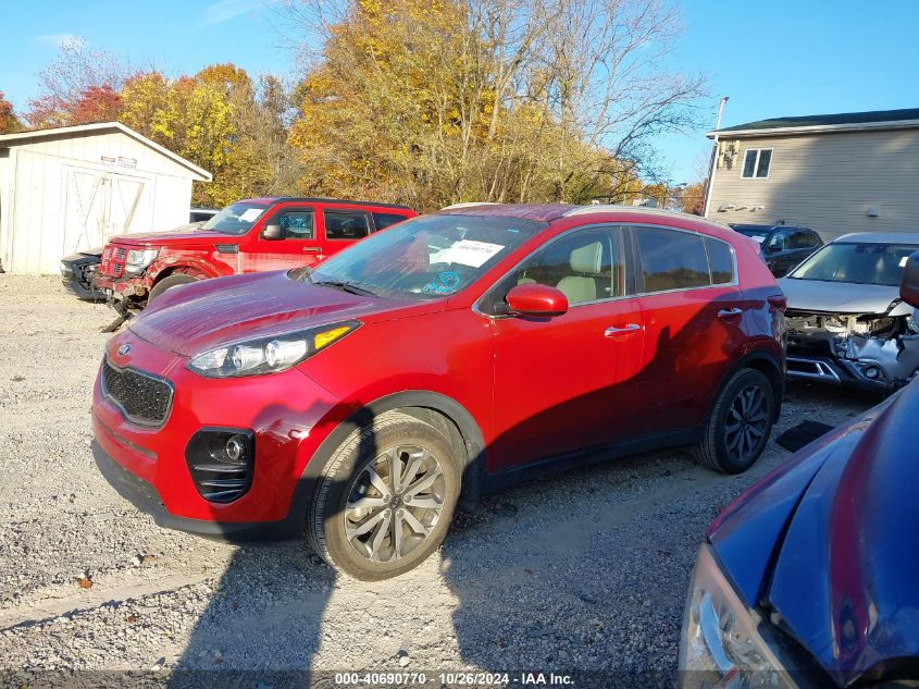 2017 Kia Sportage Ex VIN: KNDPN3AC6H7168156 Lot: 40690770