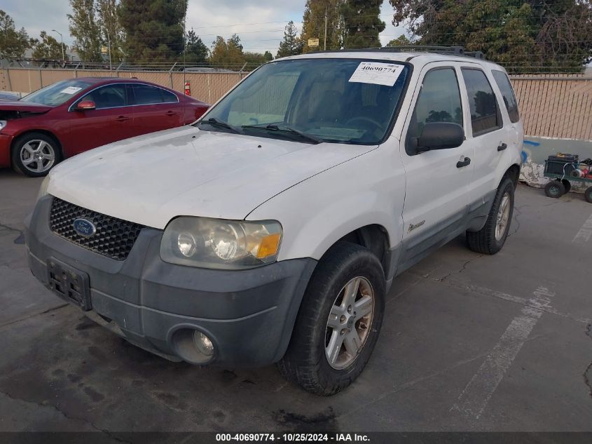 2006 Ford Escape Hybrid VIN: 1FMCU96H86KA15244 Lot: 40690774