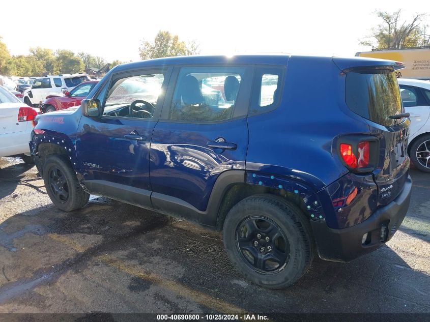 2016 Jeep Renegade Sport VIN: ZACCJBAT1GPE09742 Lot: 40690800