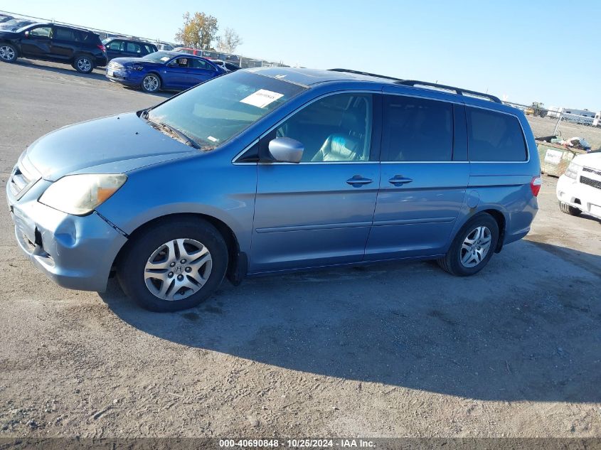 2007 Honda Odyssey Ex-L VIN: 5FNRL38667B017616 Lot: 40690848