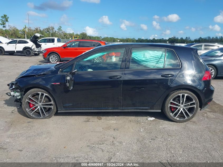 2017 Volkswagen Golf Gti Autobahn 4-Door/S 4-Door/Se 4-Door/Sport 4-Door VIN: 3VW547AUXHM043786 Lot: 40690867