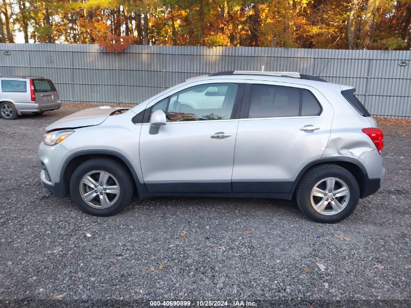 2018 Chevrolet Trax Lt VIN: 3GNCJLSB9JL260757 Lot: 40690899