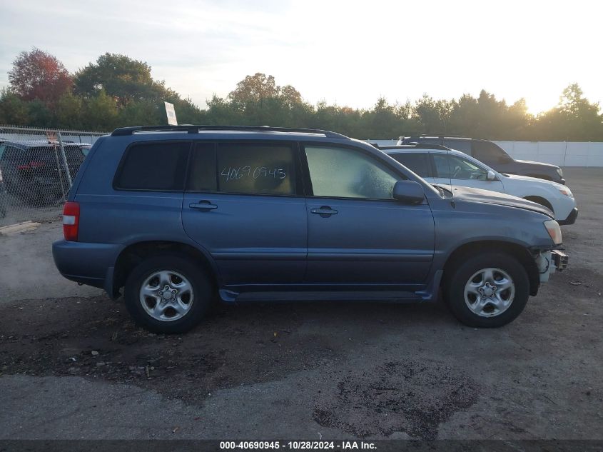 2004 Toyota Highlander VIN: JTEHD21A440027827 Lot: 40690945