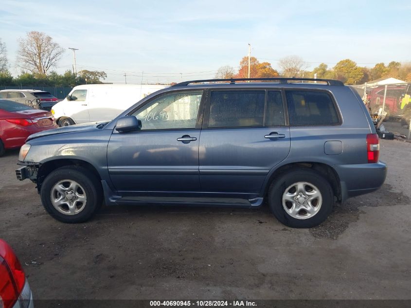 2004 Toyota Highlander VIN: JTEHD21A440027827 Lot: 40690945