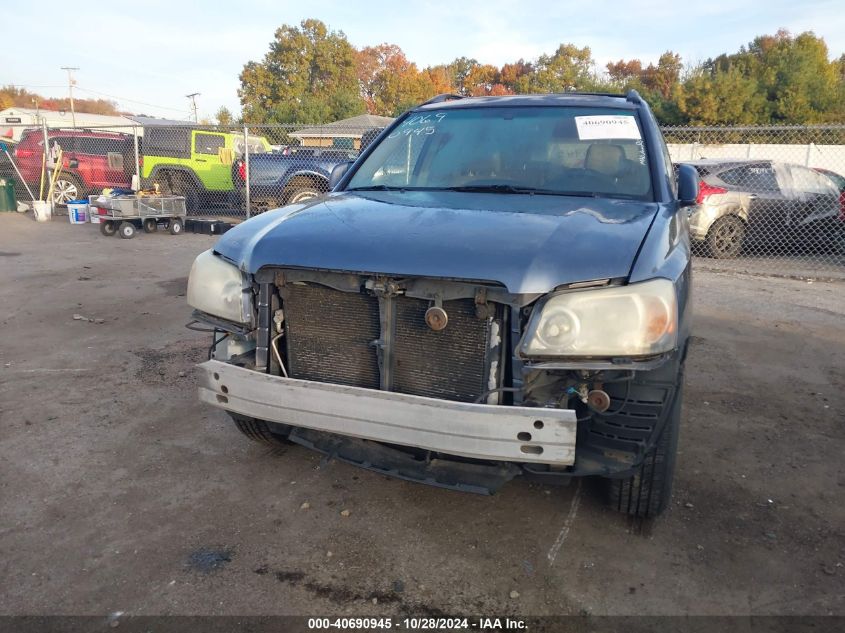 2004 Toyota Highlander VIN: JTEHD21A440027827 Lot: 40690945