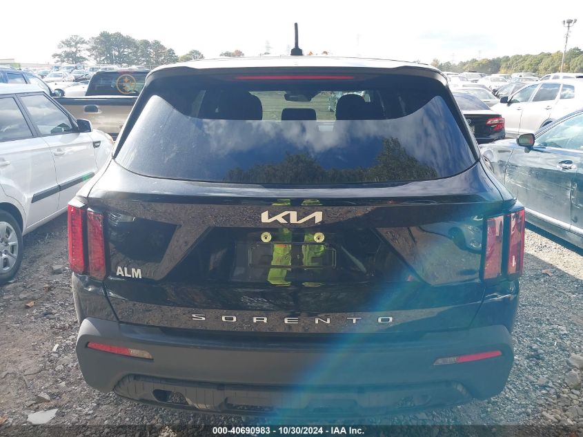 2022 Kia Sorento Lx VIN: 5XYRG4LCXNG103749 Lot: 40690983