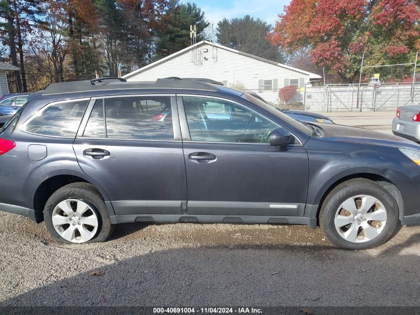 2011 Subaru Outback 2.5I Premium VIN: 4S4BRBCC6B3423520 Lot: 40691004