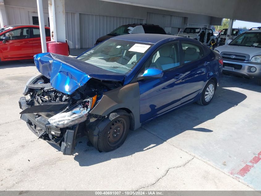 VIN KMHCT4AE9HU271080 2017 Hyundai Accent, SE no.2