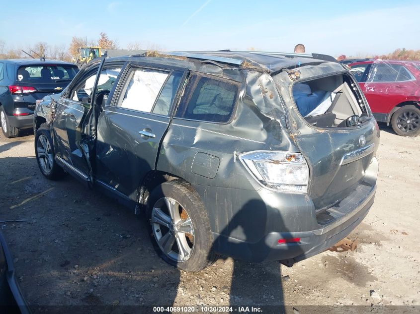 2012 Toyota Highlander Limited V6 VIN: 5TDDK3EH5CS126660 Lot: 40691020