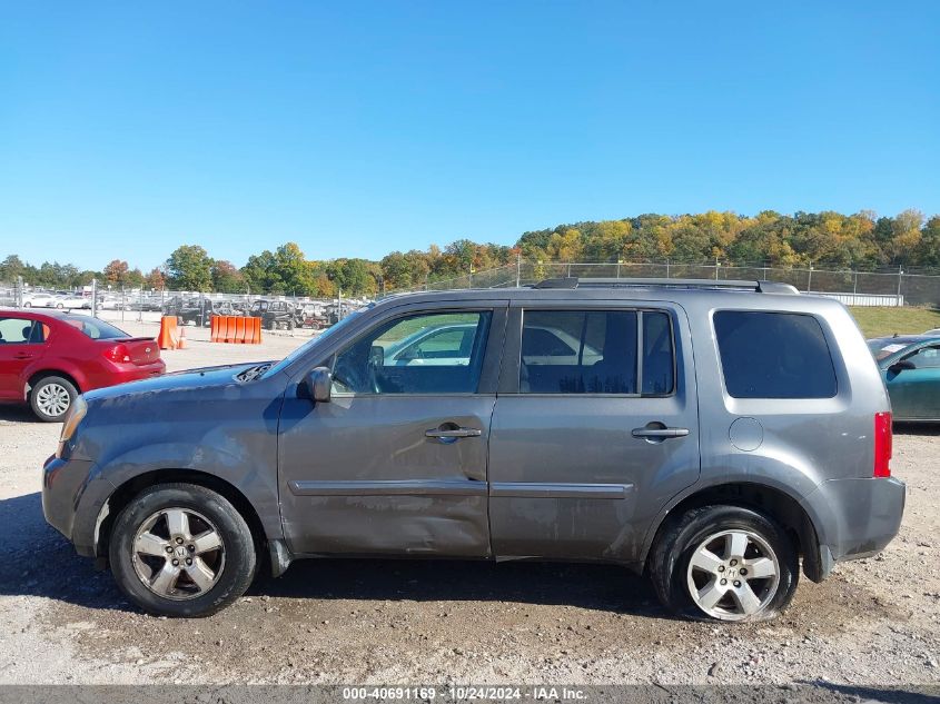 2011 Honda Pilot Ex-L VIN: 5FNYF4H77BB014685 Lot: 40691169