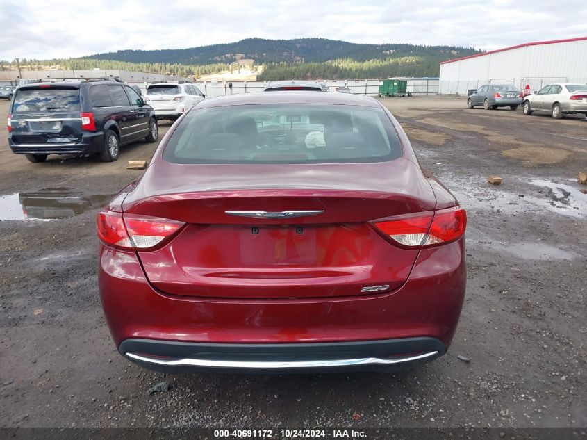 2015 Chrysler 200 Limited VIN: 1C3CCCABXFN657460 Lot: 40691172