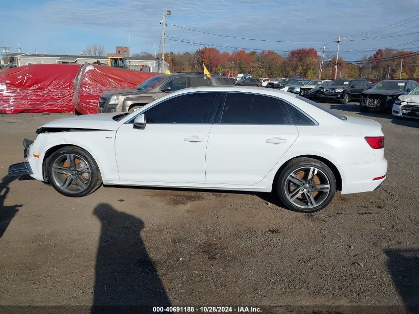 2017 Audi A4 2.0T Premium VIN: WAUENAF40HN023894 Lot: 40691188