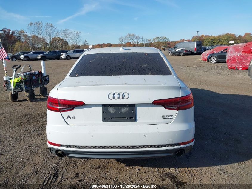 2017 Audi A4 2.0T Premium VIN: WAUENAF40HN023894 Lot: 40691188