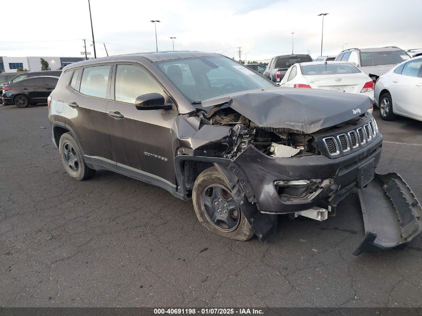 VIN 3C4NJCAB2KT613795 2019 Jeep Compass, Sport Fwd no.1