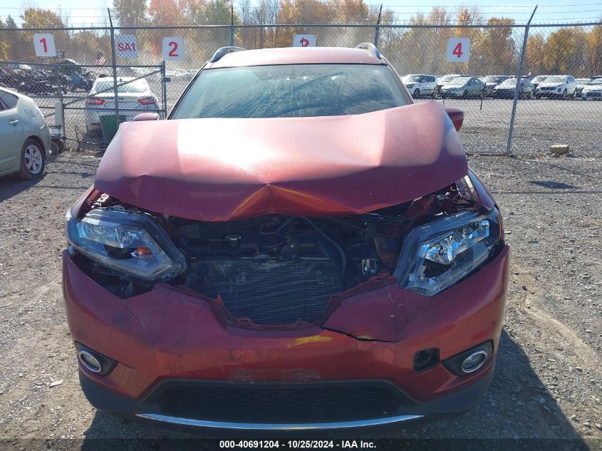 2016 Nissan Rogue S/Sl/Sv VIN: 5N1AT2MT5GC731135 Lot: 40691204