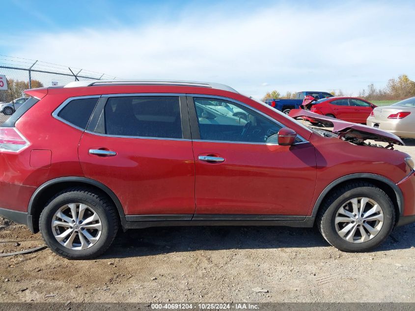 2016 Nissan Rogue S/Sl/Sv VIN: 5N1AT2MT5GC731135 Lot: 40691204