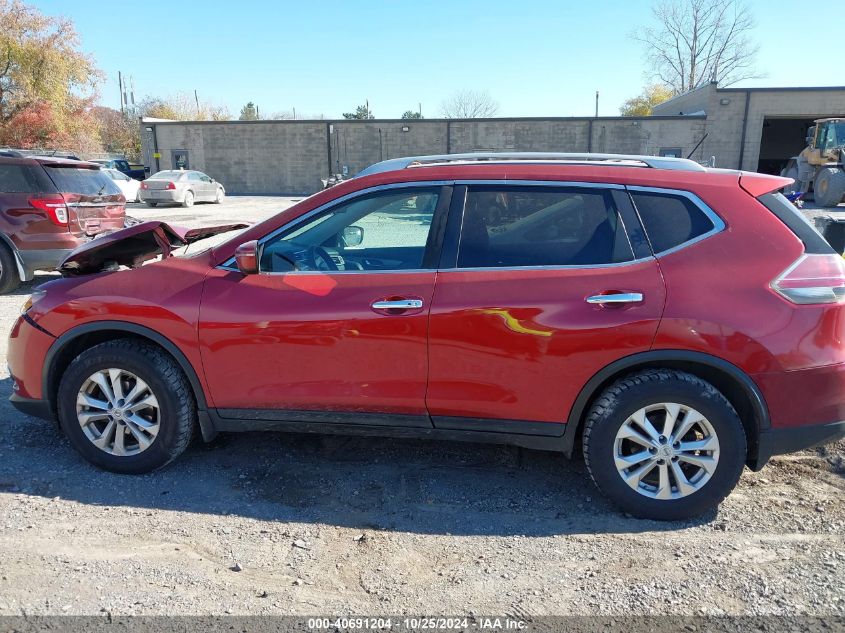 2016 Nissan Rogue S/Sl/Sv VIN: 5N1AT2MT5GC731135 Lot: 40691204