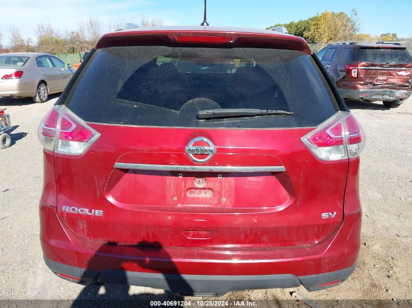 2016 Nissan Rogue S/Sl/Sv VIN: 5N1AT2MT5GC731135 Lot: 40691204