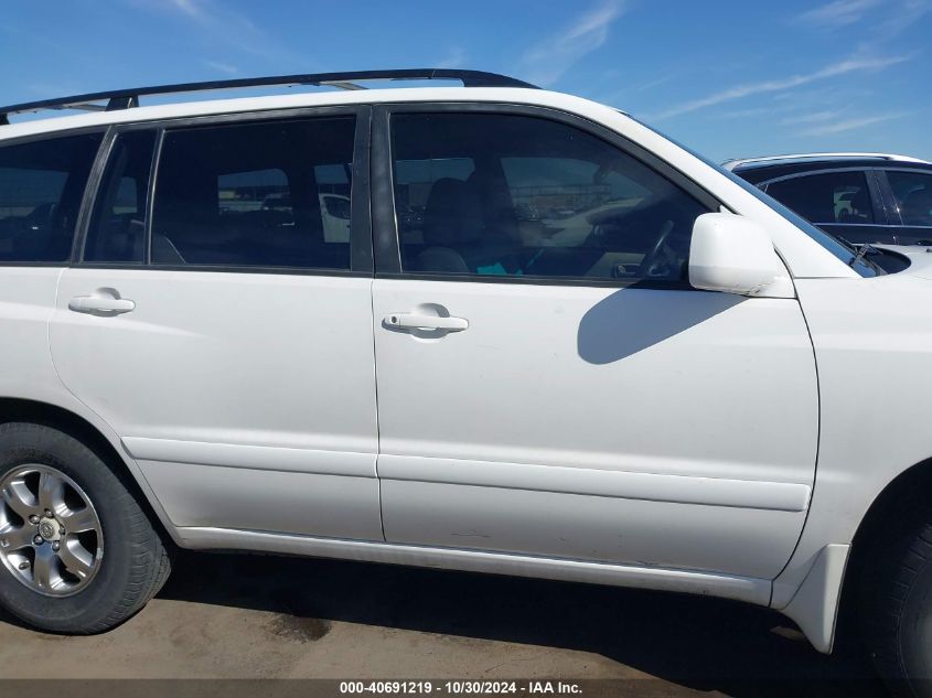 2005 Toyota Highlander V6 VIN: JTEDP21A750062997 Lot: 40691219