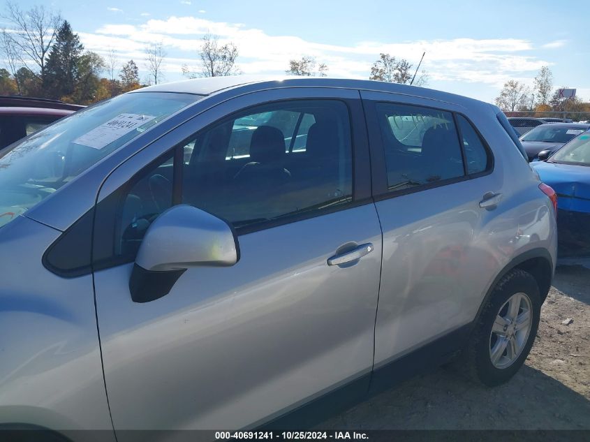 2019 Chevrolet Trax Ls VIN: 3GNCJKSB5KL363721 Lot: 40691241