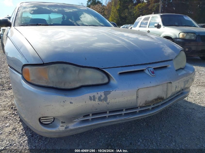 2003 Chevrolet Monte Carlo Ss VIN: 2G1WX12K139374310 Lot: 40691295