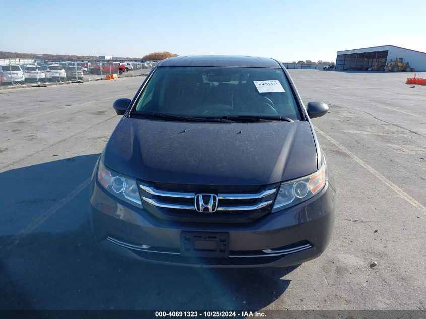 2016 Honda Odyssey Ex-L VIN: 5FNRL5H69GB002460 Lot: 40691323