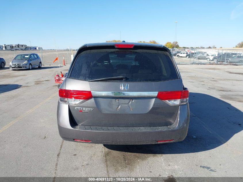 2016 Honda Odyssey Ex-L VIN: 5FNRL5H69GB002460 Lot: 40691323