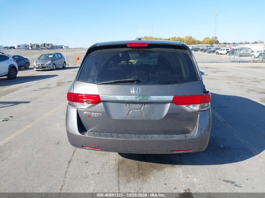 2016 Honda Odyssey Ex-L VIN: 5FNRL5H69GB002460 Lot: 40691323