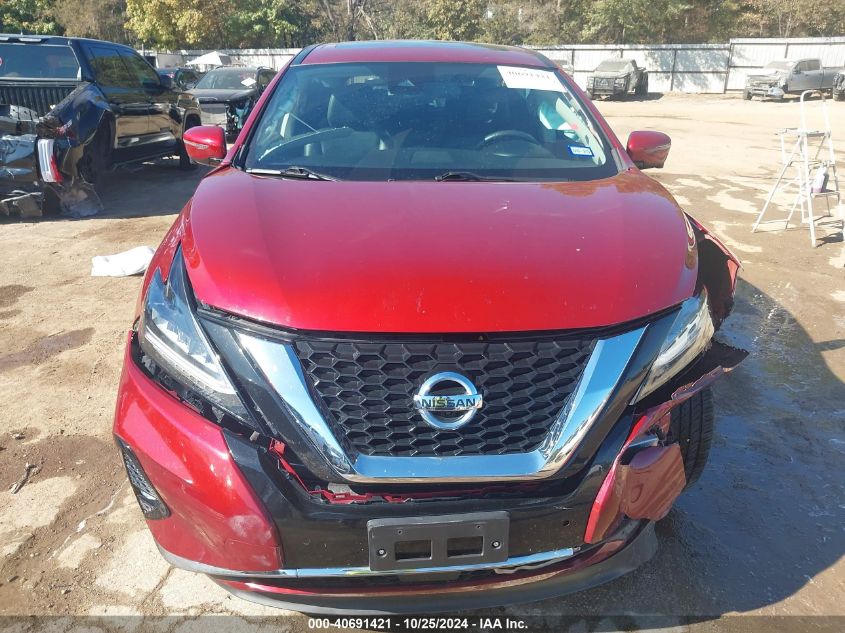 2021 Nissan Murano Sv Fwd VIN: 5N1AZ2BJ0MC146328 Lot: 40691421